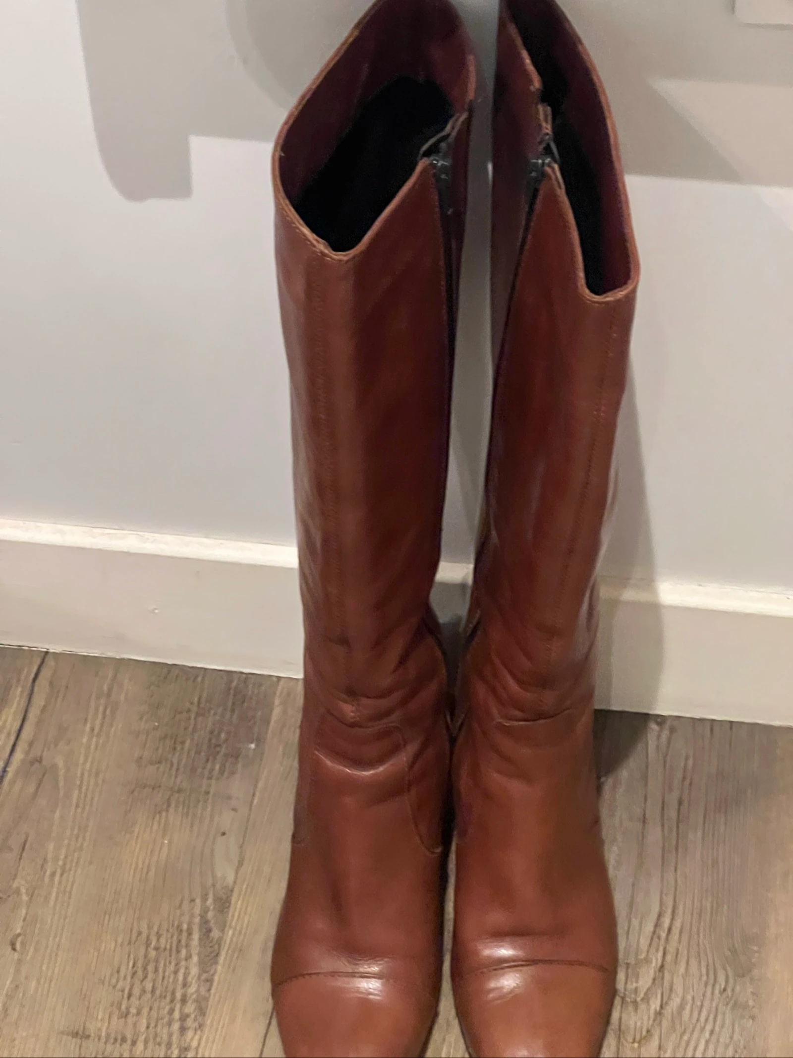 Minelli high leather heeled boots – photo 3